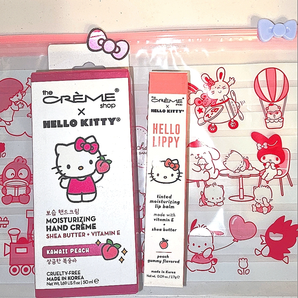 The Creme Shop x Hello Kitty Hand Creme & Hello Lippy Tinted Lip Balm Gift Set